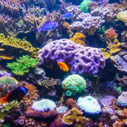 display coral reef image